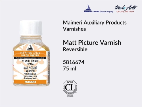 Maimeri Matt Picture Varnish for Oil Colours, werniks końcowy matowy do farb olejnych Maimeri Picture Varnish, Maimeri Picture Varnish - werniks końcowy matowy do farb olejnych,  werniks końcowy Maimeri,
