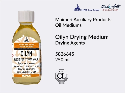 Maimeri Oilyn Medium 645, Medium Oilyn do farb olejnych, rozcieńczalnik do farb olejnych Maimeri Oilyn, Maimeri Oilyn - medium rozrzedzające do farb olejnych, Oilyn do farb olejnych, farby olejne, farby, rozcieńczalnik Oilyn, Maimeri,