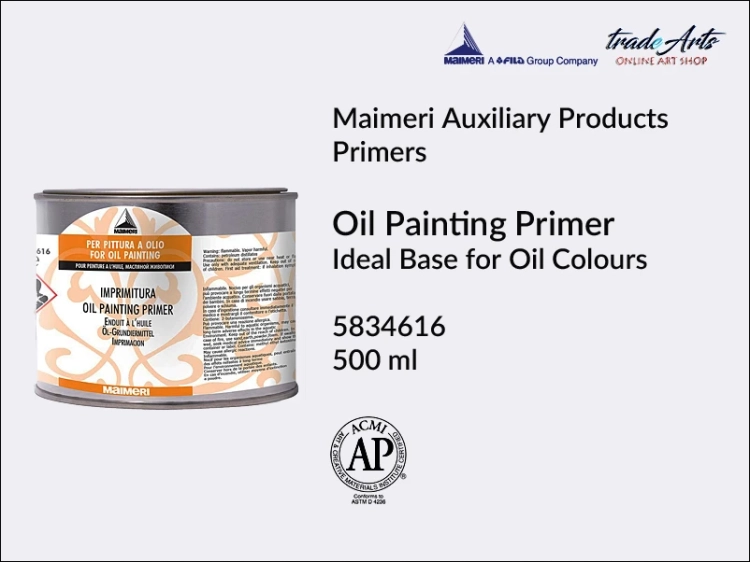 Maimeri Oil Painting Primer, grunt malarski do farb olejnych Oil Painting Primer Maimeri, podkład malarski do farb olejnych Oil Painting Primer Maimeri, grunt malarski olejny, podkład malarski olejny, Maimeri Oil Painting Primer,