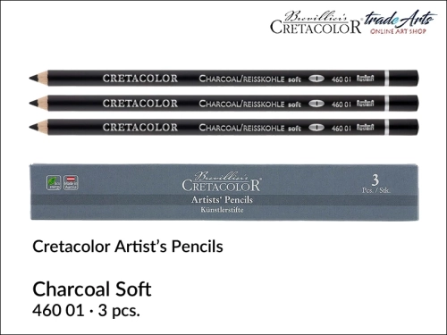 Charcoal Soft Artist Pencil Cretacolor, Cretacolor Charcoal  Soft Artist Pencil, Cretacolor węgiel w ołówku miękki, Charcoal Soft Cretacolor węgiel w kredce miękki, węgiel w ołówku, kredka artystyczna, Cretacolor, kredka,