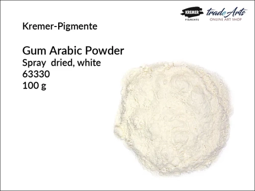 Guma arabska naturalna proszek Kremer-Pigmente, Kremer-Pigmente guma arabska naturalna proszek, guma arabska naturalna, guma arabska jasna, guma arabska proszek, tradearts,