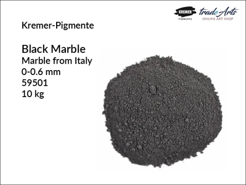 Mączka marmurowa czarna Kremer-Pigmente, Kremer-Pigmente maczka marmurowa czarna, mączka marmurowa czarna, mączka, marmur, wypełniacze, tradearts,