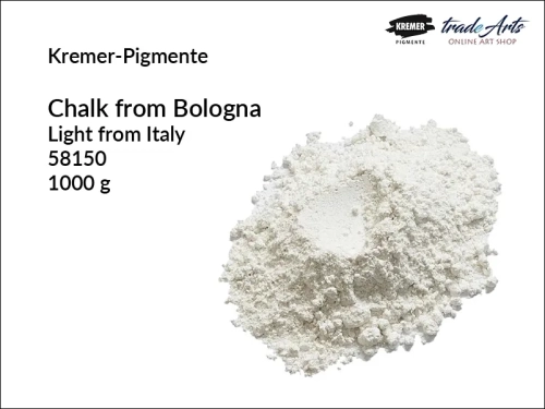 kreda bolońska lekka, kreda bolońska włoska, Chalk from Bologna, wypełniacz, kreda, węglan wapnia,  tradearts,