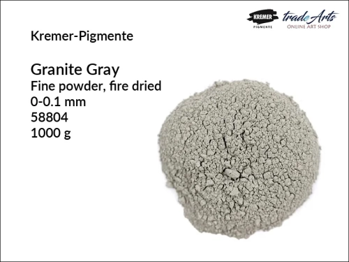 Granit szary w proszku Granite Gray Kremer-Pigmente, Kremer-Pigmente Granite Gray granit szary w proszku, proszek granitowy Granite Gray Kremer-Pigmente, proszek z granitu drobnoziarnisty, piasek z granitu, tradearts,