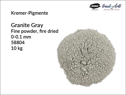 Granit szary w proszku Granite Gray Kremer-Pigmente, Kremer-Pigmente Granite Gray granit szary w proszku, proszek granitowy Granite Gray Kremer-Pigmente, proszek z granitu drobnoziarnisty, piasek z granitu, tradearts,