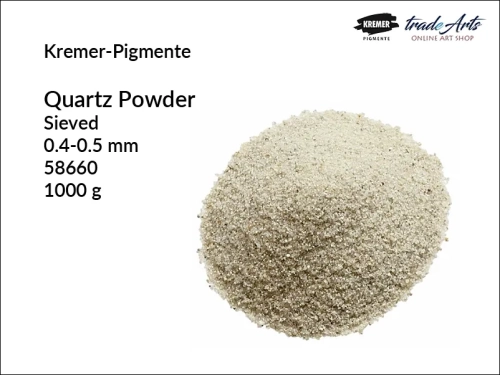 Piasek kwarcowy Kremer-Pigmente, Kremer-Pigmente piasek kwarcowy, pył kwarcowy, mączka kwarcowa, kwarc, piasek kwarcowy, Kremer-Pigmente, tradearts,