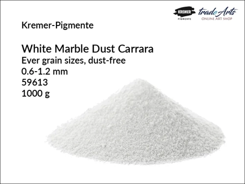 Mączka marmurowa bezpyłowa biała Carrara  Kremer-Pigmente, Kremer-Pigmente mączka marmurowa bezpyłowa  biała Carrara, mączka marmurowa bezpyłowa biała Carrara White, mączka bezpyłowa, marmur, wypełniacze, tradearts,