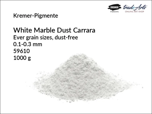 Mączka marmurowa bezpyłowa biała Carrara  Kremer-Pigmente, Kremer-Pigmente mączka marmurowa bezpyłowa  biała Carrara, mączka marmurowa bezpyłowa biała Carrara White, mączka bezpyłowa, marmur, wypełniacze, tradearts,