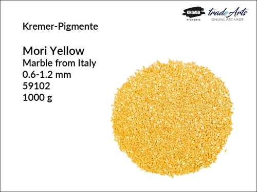 Mączka marmurowa Mori Yellow Kremer-Pigmente, Kremer-Pigmente Mori Yellow mączka marmurowa brunatno-czerwona, mączka marmurowa kolorowa Mori Yellow,  mączka marmurowa, Kremer-Pigmente,