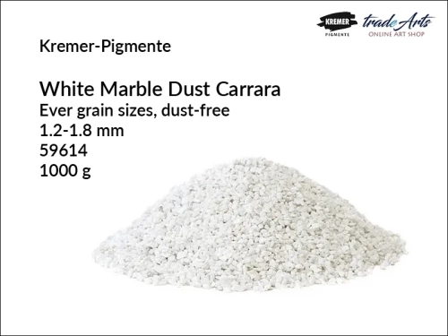 Mączka marmurowa bezpyłowa biała Carrara  Kremer-Pigmente, Kremer-Pigmente mączka marmurowa bezpyłowa  biała Carrara, mączka marmurowa bezpyłowa biała Carrara White, mączka bezpyłowa, marmur, wypełniacze, tradearts,