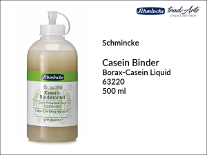 Kazeina naturalna w płynie, spoiwo kazeinowe Schmincke; opak. 500 ml