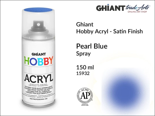 Farba akrylowa perłowa w aerozolu Ghiant Pearl Blue 15932, Ghiant Pearl Blue 15932 farba akrylowa perłowa w aerozolu, farby akrylowe perłowe w aerozolu, farby perłowe akrylowe w aerozolu, Ghiant Pearl,