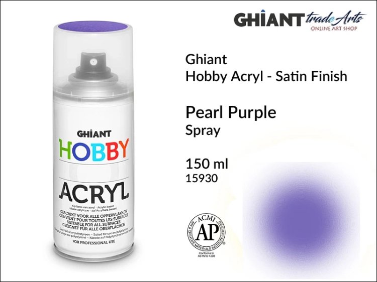 Farba akrylowa perłowa w aerozolu Ghiant Pearl Purple 15930, Ghiant Pearl Purple 15930 farba akrylowa perłowa w aerozolu, farby akrylowe perłowe w aerozolu, farby perłowe akrylowe w aerozolu, Ghiant Pearl,