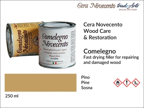 Comelegno Novecento Wood Filler Pine Wood, kit do drewna sosna Comelegno Novecento, Gualtiero Meazza kit do napraw ubytków w drewnie, kit do drewna sosna, kit, wypełniacz do drewna, kit kolorowy do napraw drewna i mebli,