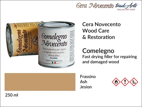 Comelegno Novecento Wood Filler Ash Wood, kit do drewna jesion Comelegno Novecento, Gualtiero Meazza kit do napraw ubytków w drewnie, kit do drewna jesion, kit, wypełniacz do drewna, kit kolorowy do napraw drewna i mebli,