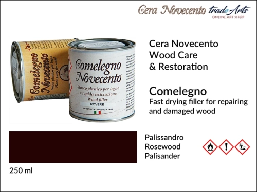 Comelegno Novecento Wood Filler Rosewood, kit do drewna palisander Comelegno Novecento, Gualtiero Meazza kit do napraw ubytków w drewnie, kit do drewna palisander, kit, wypełniacz do drewna, kit kolorowy do drewna,
