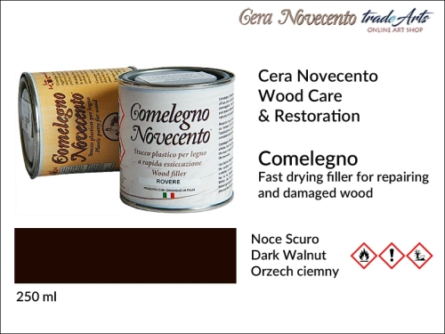Comelegno Novecento Wood Filler Walnut Dark, kit do drewna orzech ciemny Comelegno Novecento, Gualtiero Meazza kit do napraw ubytków w drewnie, kit do drewna orzech ciemny, kit, wypełniacz do drewna, kit kolorowy do drewna,