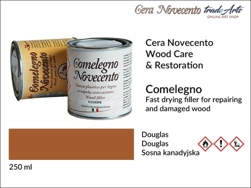 Comelegno Novecento Wood Filler Douglas Wood, kit do drewna sosna kanadyjska Comelegno Novecento, Gualtiero Meazza kit do napraw ubytków w drewnie, kit do drewna sosna kanadyjska, kit, wypełniacz do drewna, kit kolorowy do drewna,