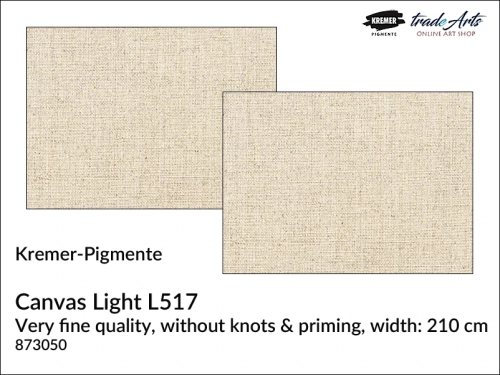 Linen Canvas Light L517 Kremer-Pigmente, płótno malarskie lniane dublażowe L517 Kremer-Pigmente, Kremer-Pigmente płótno malarskie lniane dublażowe L517, płótno malarskie lniane, canvas, Linen Canvas Light L517,