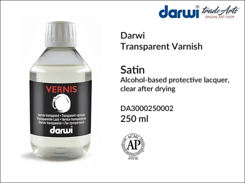 Darwi Satine Alcohol-Based Protective Varnish, werniks satynowy alkoholowy Darwi Varnish Satine, Darwi Varnish Satine - werniks satynowy końcowy, werniksy alkoholowe, werniksy satynowe, werniksy finalne,