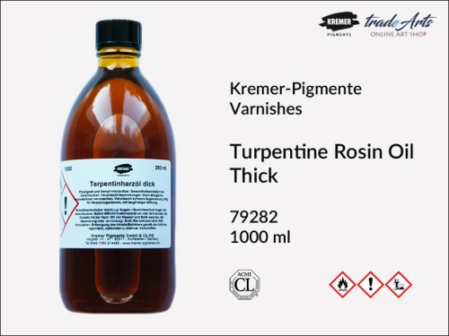 Rosin Oil Thick for violin varnishes, lakier skrzypcowy twardy dla lutników Kremer-Pigmente, werniks żywiczny - lakier twardy skrzypcowy Kremer-Pigmente, werniks podkładowy twardy do lakierów skrzypcowych, lakier skrzypcowy,