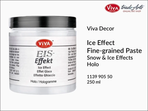 Viva Decor Ice Effect Paste Holo 250 ml,  pasta imitacja śniegu holo 250 ml Viva Ice Effect Paste, pasta z efektem zmrożenia i śniegu Ice Effect Viva Decor, farby imitujące śnieg na szkle, zmrożenie szkła, śnieg na szkle, śnieg, sztuczny śnieg,
