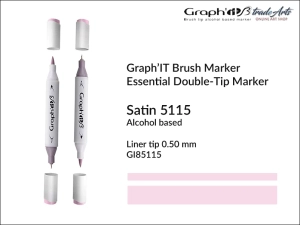 Marker pędzelkowy alkoholowy Graph'it Brush Marker, kolor: Satin 5115