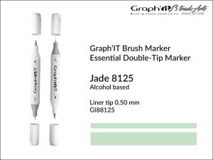Marker pędzelkowy alkoholowy Graph'it Brush Marker, kolor: Jade 8125
