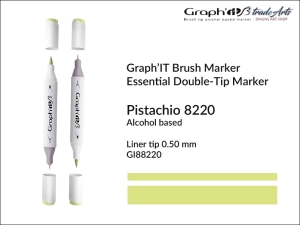 Marker pędzelkowy alkoholowy Graph'it Brush Marker, kolor: Pistachio 8220