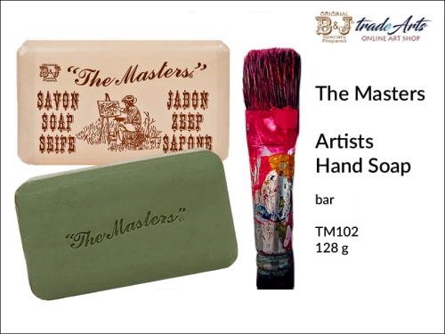 The Masters Hand Soap for brushes, mydło do mycia pędzli i akcesoriów Masters, Masters- mydło do mycia pędzli, mydło do mycia pędzli, mydło, Masters, The Masters, pędzle, tradearts,
