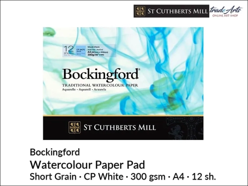 Bockingford Watercolour Pad CP A4 21x29,7 cm 12 ark., Bockingford pad akwarelowy CP A4 21x29,7 cm 12 ark., pad akwarelowy Bockingford, blok akwarelowy Bockingford, pady akwarelowe, bloki akwarelowe, Bockingford,
