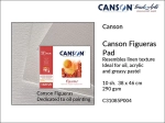 Canson Figueras Oil Paper Pad pad do techniki olejnej,  canvas texture,  290  gsm,  10 ark., 38 x 46 cm  