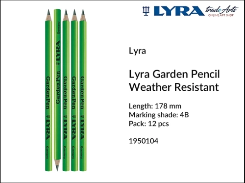Lyra Garden Pencil Weather Resistant, ołówek ogrodniczy Lyra Garden Pencil, Lyra Garden Pencil ołówek ogrodniczy, ołówek ogrodniczy, ołówki do znakowania w ogrodnictwie Lyra Garden Pencil, ogrodnictwo, znakowanie, Lyra Garden Pencil,