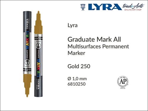Lyra Graduate Mark All markery wodne do wszystkich powierzchni, markery wodne do wszystkich powierzchni Lyra Graduate Mark All, Lyra Graduate Mark All marker wodny 1 mm Red 018, markery, pisaki, marker y wodne,