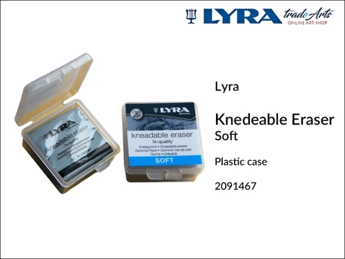 Lyra Knedeable Eraser Soft Plastic Box, Lyra gumka chlebowa w pudełku z tworzywa, gumka chlebowa Lyra Soft w pudełku, gumka chlebowa, Lyra gumka chlebowa,
