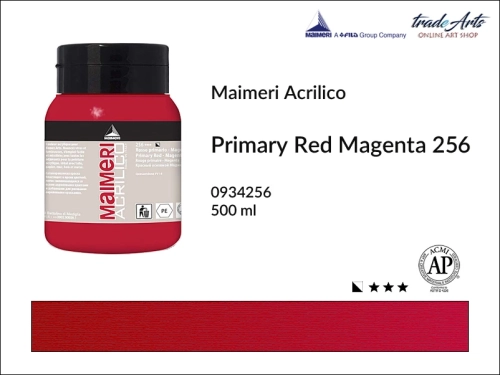 Farba akrylowa Primary Red Magenta 256 Maimeri Acrilico opak. 500 ml, Maimeri Acrilico farba akrylowa Primary Red Magenta 256 opak. 500 ml,  farba akrylowa w tubach, farby akrylowe Maimeri Acrilico, Maimeri Acrilico, tradearts,