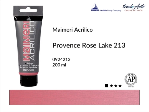 Farba akrylowa Provence Rose Lake 213 Maimeri Acrilico tuba 200 ml, Maimeri Acrilico farba akrylowa Provence Rose Lake 213 tuba 200 ml,  farba akrylowa w tubach, farby akrylowe Maimeri Acrilico, Maimeri Acrilico, tradearts,