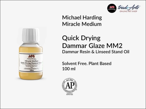 Quick Drying Medium MM2 Michael Harding, medium szklące damarowe MM2 Michael Harding, medium damarowe szklące Miracle Medium MM2 MH, szkląca glazura do farb olejnych MM2 MH, Miracle Medium Quick Drying Dammar Glaze MM2,