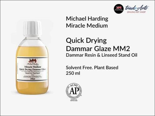 Quick Drying Medium MM2 Michael Harding, medium szklące damarowe MM2 Michael Harding, medium damarowe szklące Miracle Medium MM2 MH, szkląca glazura do farb olejnych MM2 MH, Miracle Medium Quick Drying Dammar Glaze MM2,