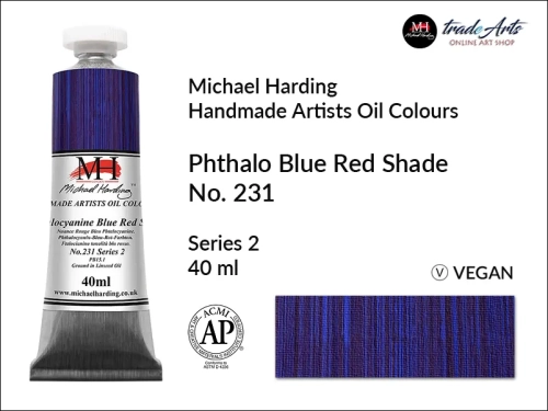 Michael Harding Artists Oil Colours Phthalocyanine Blue RS 231, farba olejna Phthalocyanine Blue RS 231 Michael Harding, Michael Harding - farba olejna Phthalocyanine Blue RS 231, farby olejne Michael Harding, Michael Harding, farby Michael Harding,