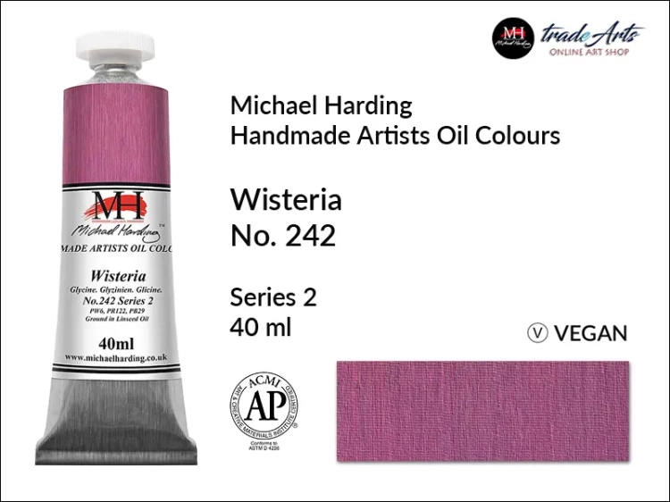 Michael Harding Artists Oil Colours Wisteria 242, farba olejna Wisteria 242 Michael Harding, Michael Harding - farba olejna Wisteria 242, farby olejne Michael Harding, Michael Harding, farby Michael Harding,