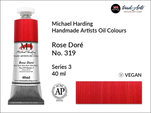 Michael Harding Artists Oil Colours Rose Dore 319, farba olejna Rose Dore 319 Michael Harding, Michael Harding - farba olejna Rose Dore 319, farby olejne Michael Harding, Michael Harding, farby Michael Harding,