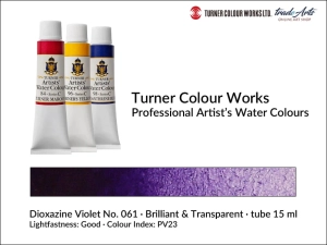  Farba akwarelowa Turner Artist's Watercolour, kolor: Dioxazine Violet 061, tuba 15 ml 