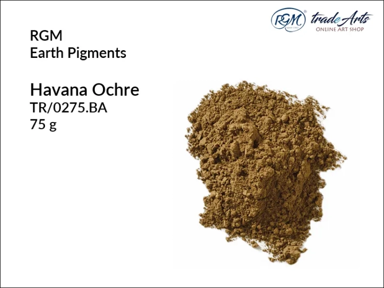 Pigment ziemny Havana Ochre 275 RGM, RGM - pigment ziemny Havana Ochre 275, pigmenty ziemne RGM, pigmenty naturalne, pigmenty RGM, pigment ziemny, pigment, RGM Earth Pigments, RGM,  tradearts,
