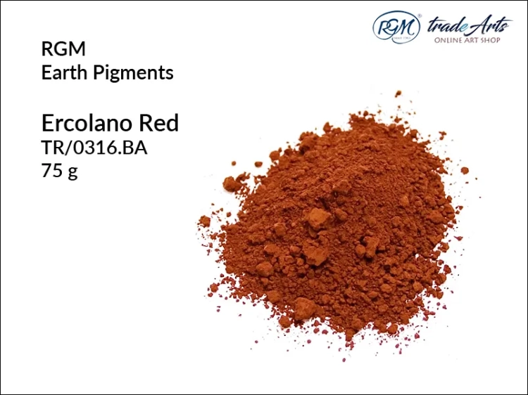 Pigment ziemny Ercolano Red 316 RGM, RGM - pigment ziemny Ercolano Red 316, pigmenty ziemne RGM, pigmenty naturalne, pigmenty RGM, pigment ziemny, pigment, RGM Earth Pigments, RGM,  tradearts,