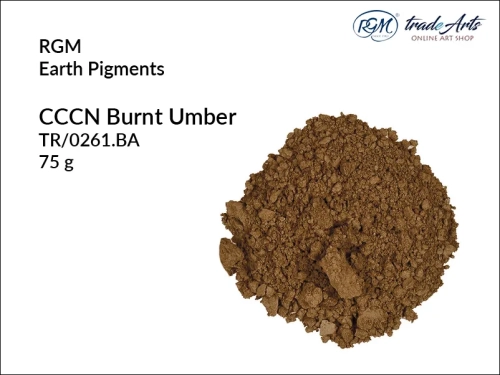 Pigment ziemny CCCN Burnt Umber 261 RGM, RGM - pigment ziemny CCCN Burnt Umber 261, pigmenty ziemne RGM, pigmenty naturalne, pigmenty RGM, pigment ziemny, pigment, RGM Earth Pigments, RGM,  tradearts,