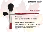 Pędzel uniwersalny owalny MOP Princeton Velvetouch 3950 Synthetic Blend Oval MOP , rozmiar  0,50"