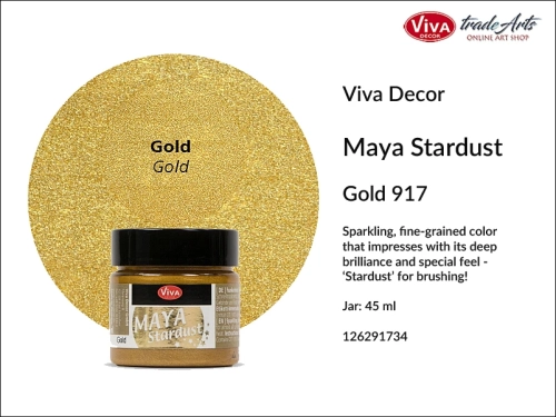 Viva Maya Stardust metallic sparkling color Gold 45 ml, farba brokatowa  metaliczna Maya Stardust Silver 45 ml, farba metaliczna iskrząca błyszcząca Maya Stardust Viva Decor, farba Viva Maya Stardust, farba opalizująca, farba zdobnicza, farba iskrząca,