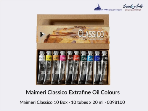 Maimeri Classico Plastic Set 10 x 20 ml, Maimeri Classico zestaw olejny Plastic Set 10 x 20 ml, zestaw Maimeri Classico Plastic Set 10 x 20 ml, Maimeri Classico farby olejne, Maimeri Classico zestawy, zestaw farb olejnych, farby olejne, Maimeri Classico,