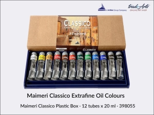 Zestaw farb olejnych Maimeri Classico Plastic Box 12 tubek x 20 ml  